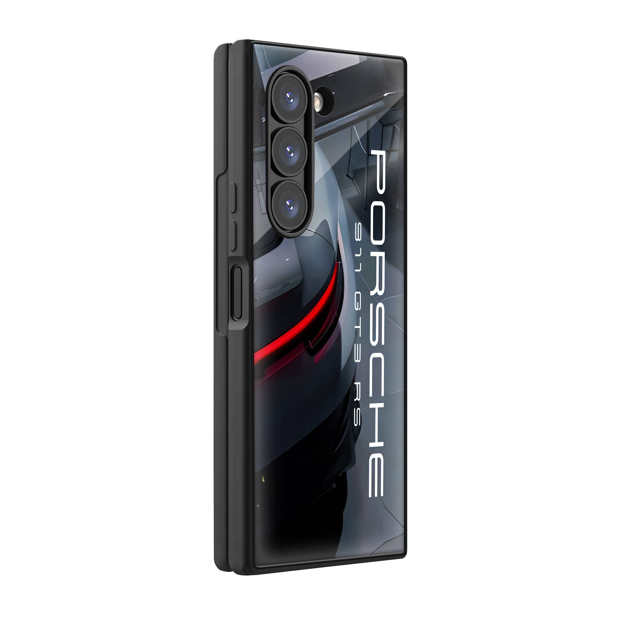 Porsche GT3 Samsung Z Fold Glass Case image 0