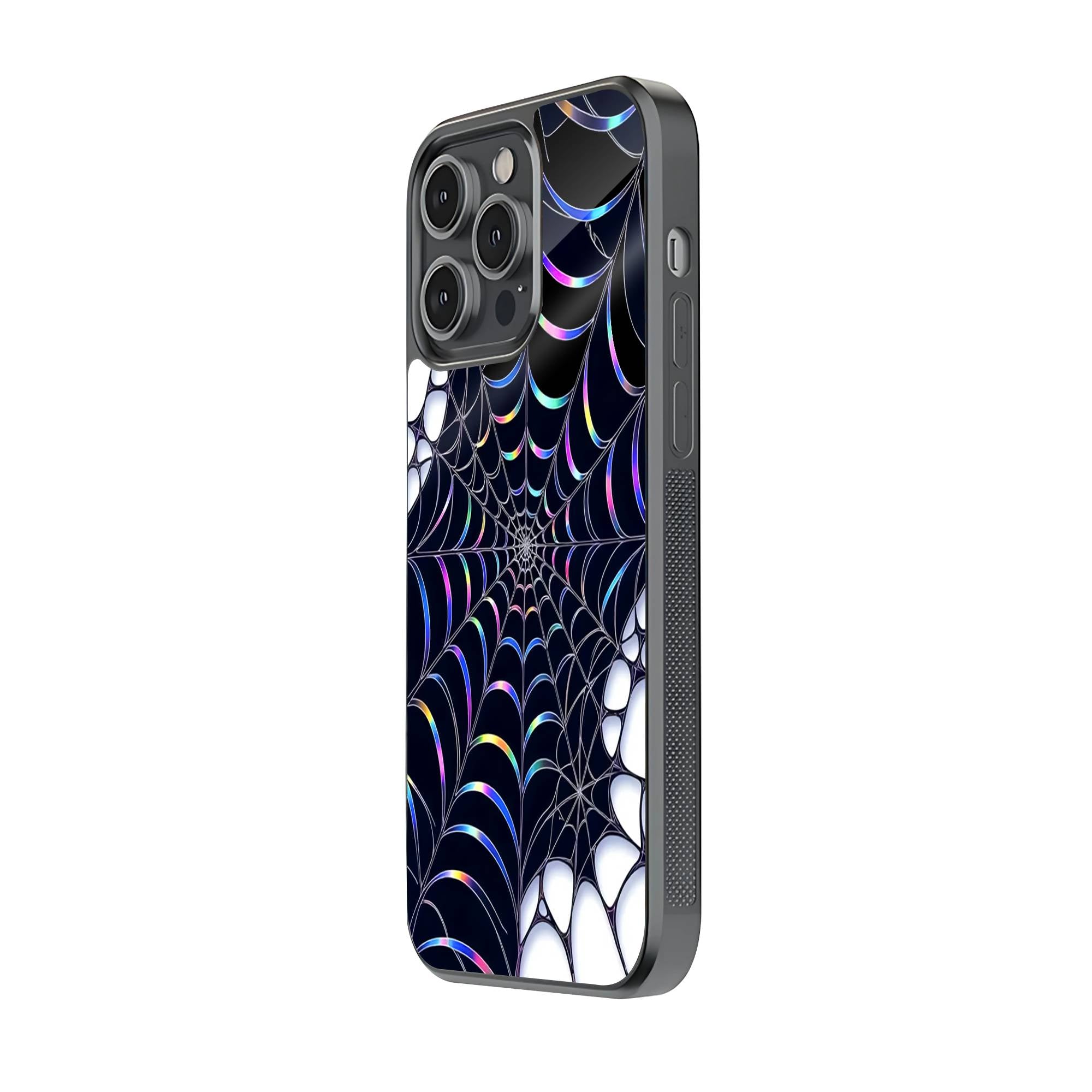 Holographic Web Glass Case Secondary image