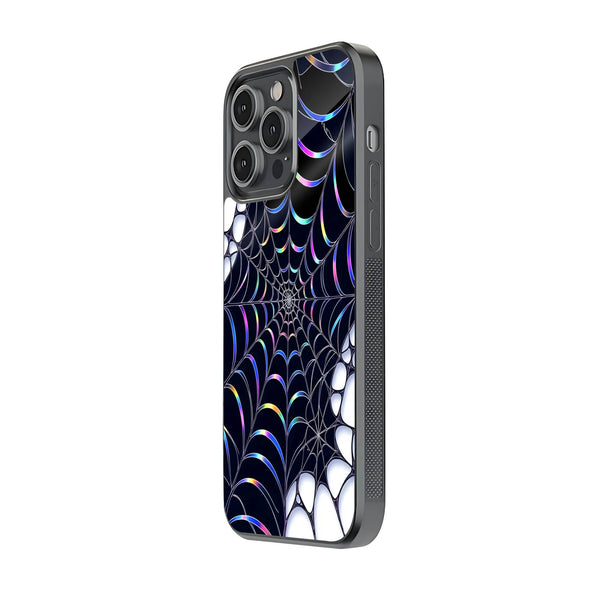 Holographic Web Glass Case image 1