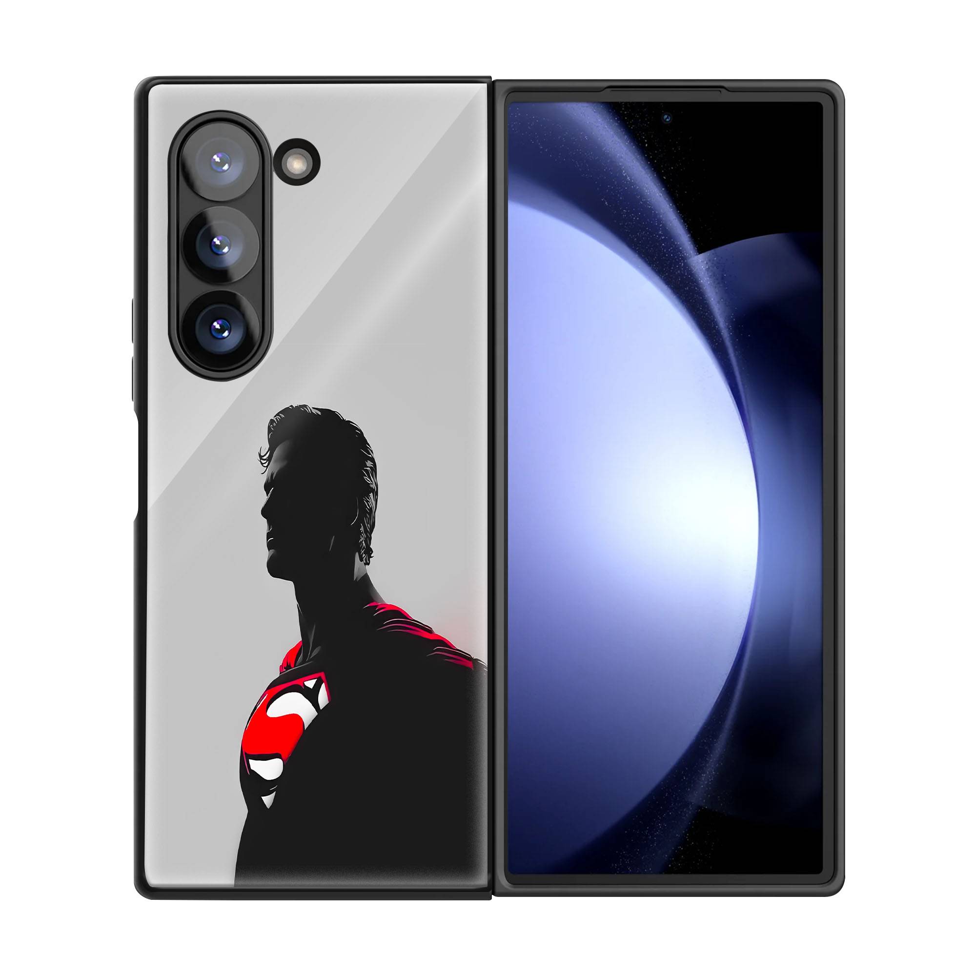 Superman Samsung Z Fold Glass Case image 2