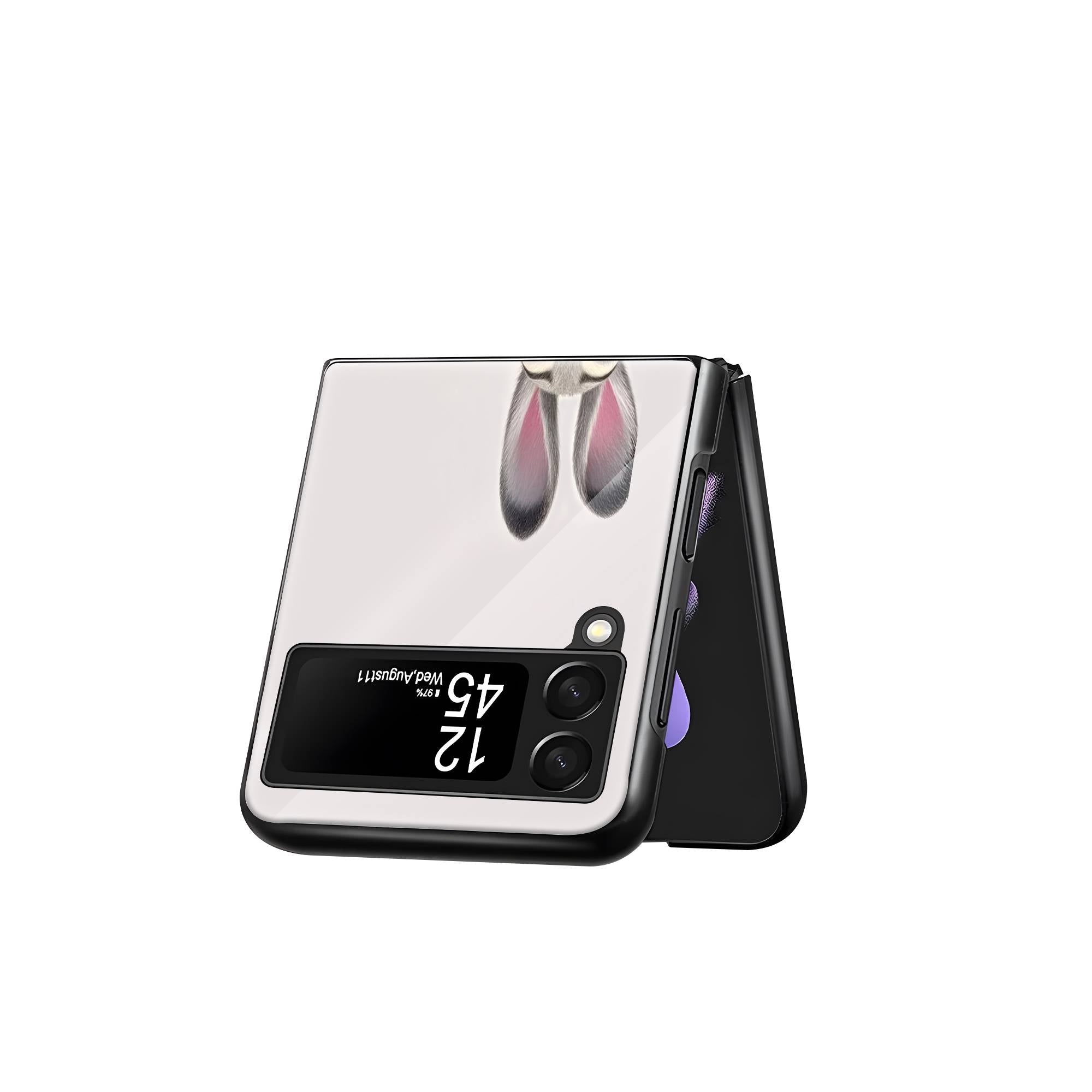 Zootopia Duo Samsung Z Flip Glass Case image 2