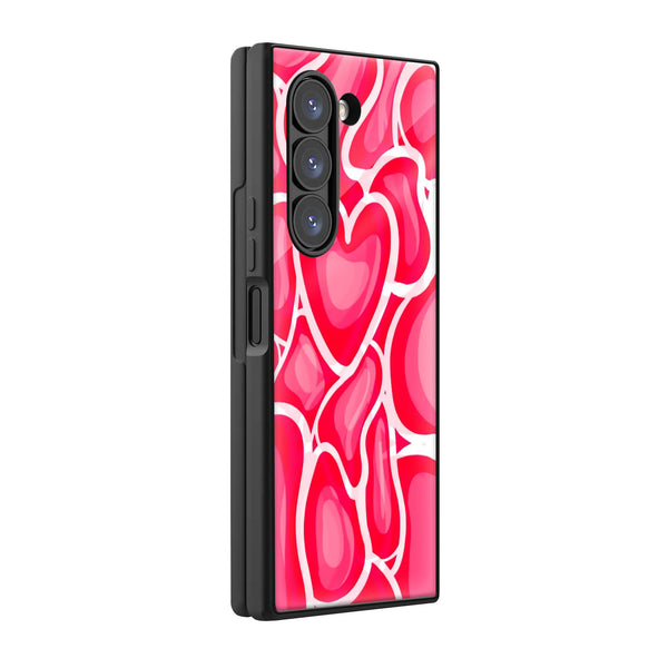 Love Blooms Samsung Z Fold Glass Case image 0