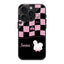 Blush Bunny Glass Name Case image 0