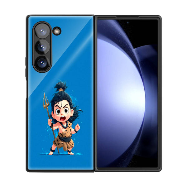 Little Rudra Samsung Z Fold Glass Case image 2