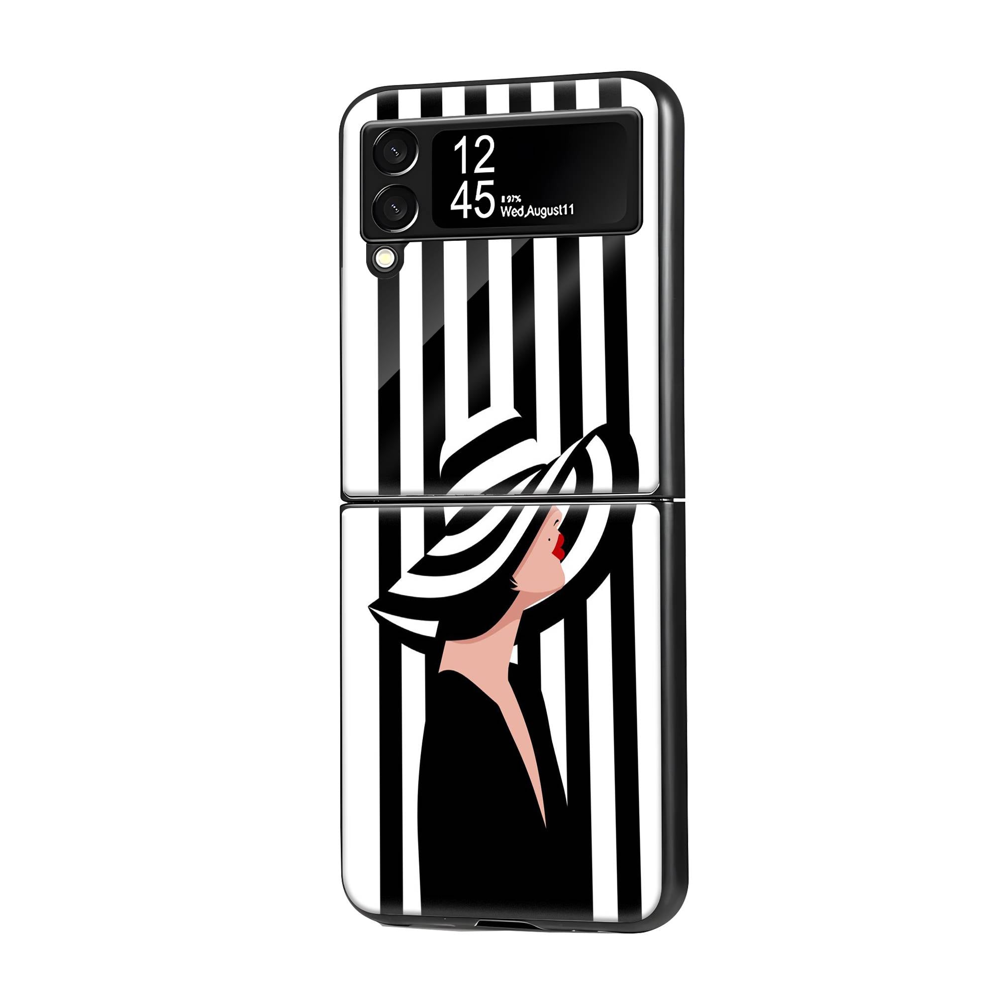 Queen Bee Samsung Z Flip Glass Case image 0 Main image