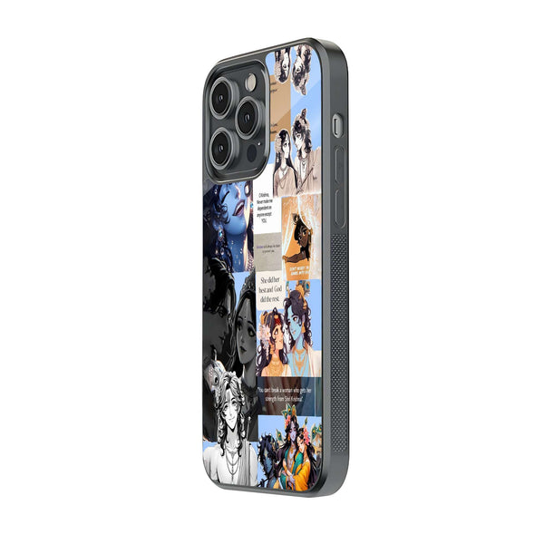 Radhakrishna Collage Glass Case image 1