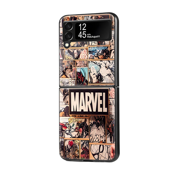 Marvel Edition Samsung Z Flip Glass Case image 0