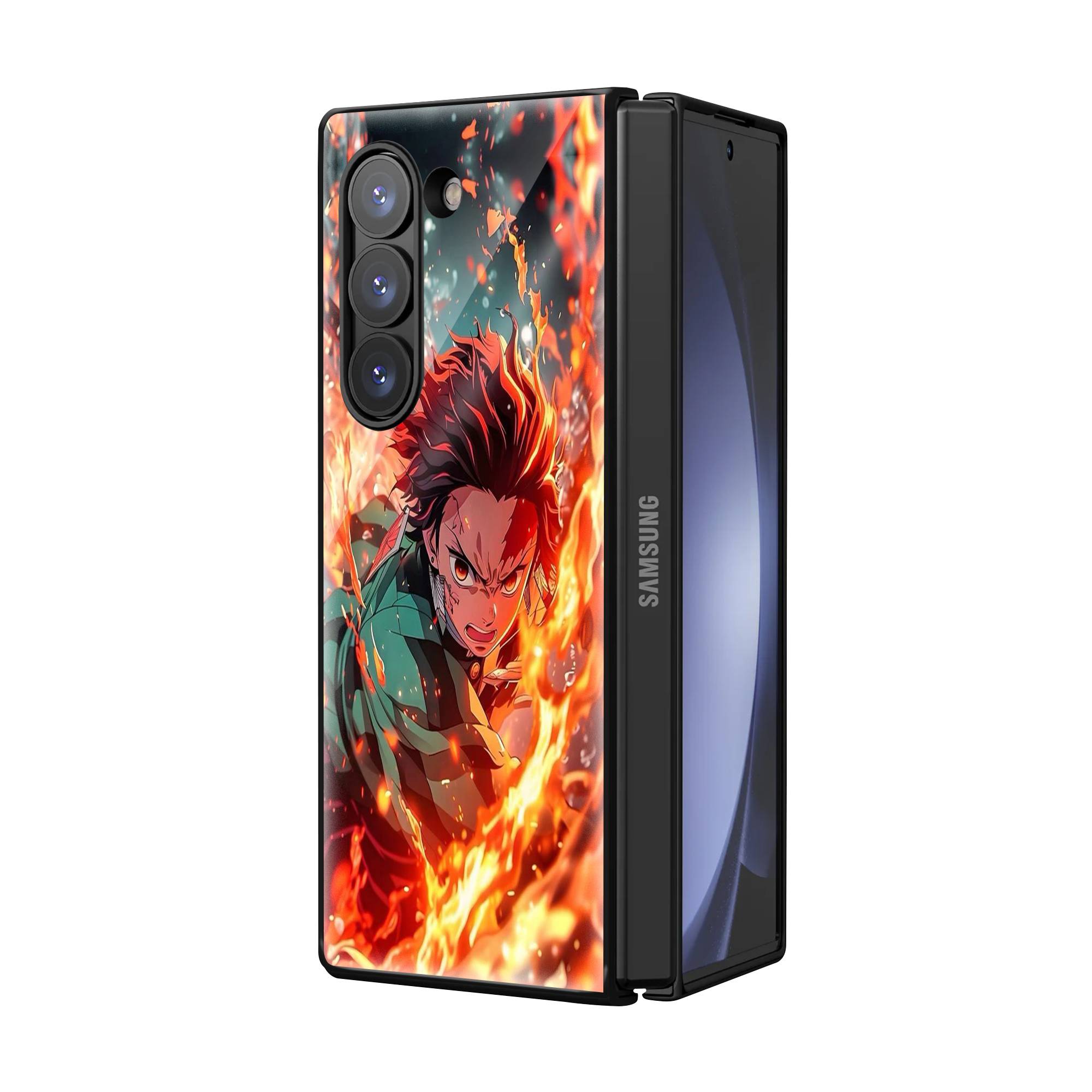 Demon Samsung Z Fold Glass Case Secondary image