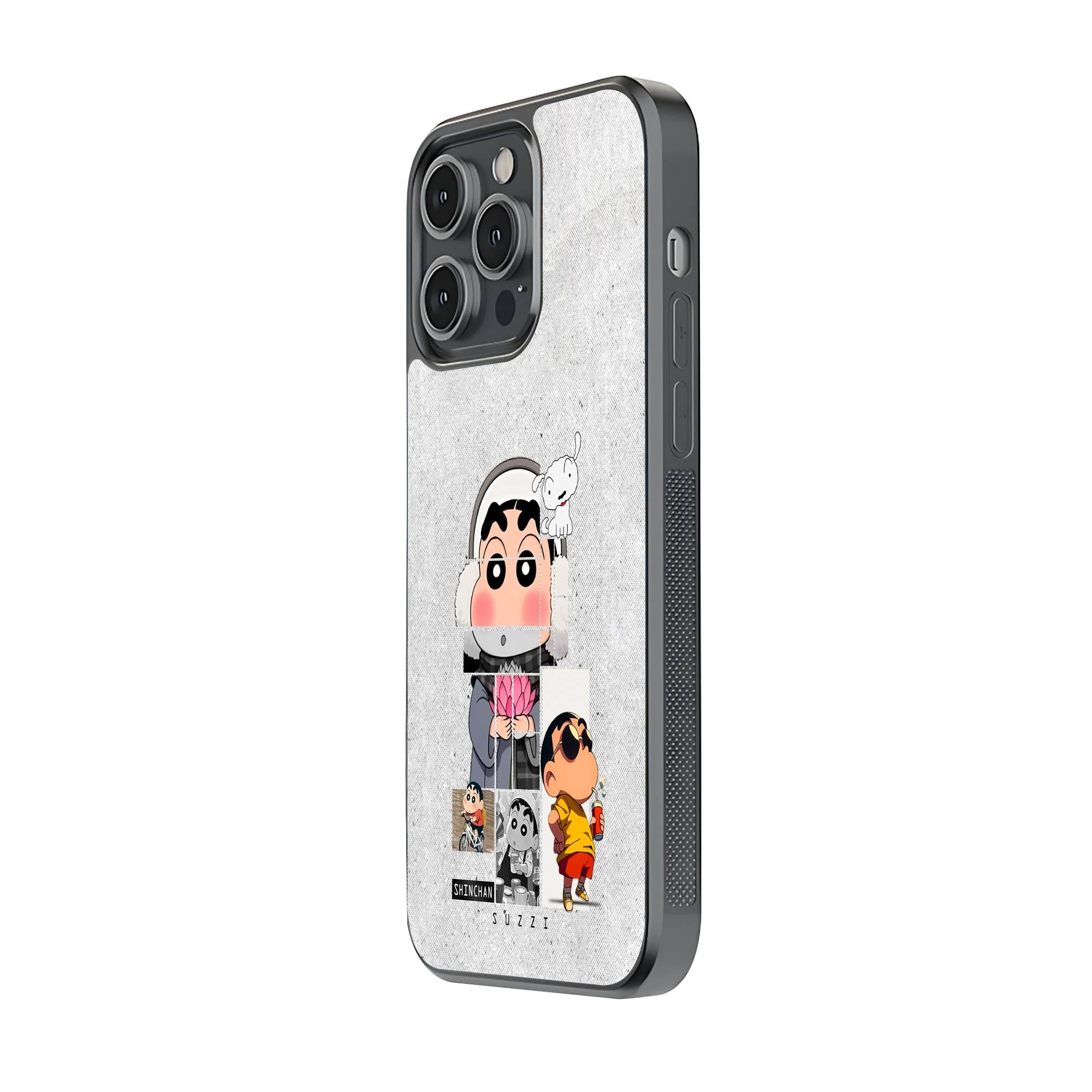 Shades of Shinchan Glass Case image 1