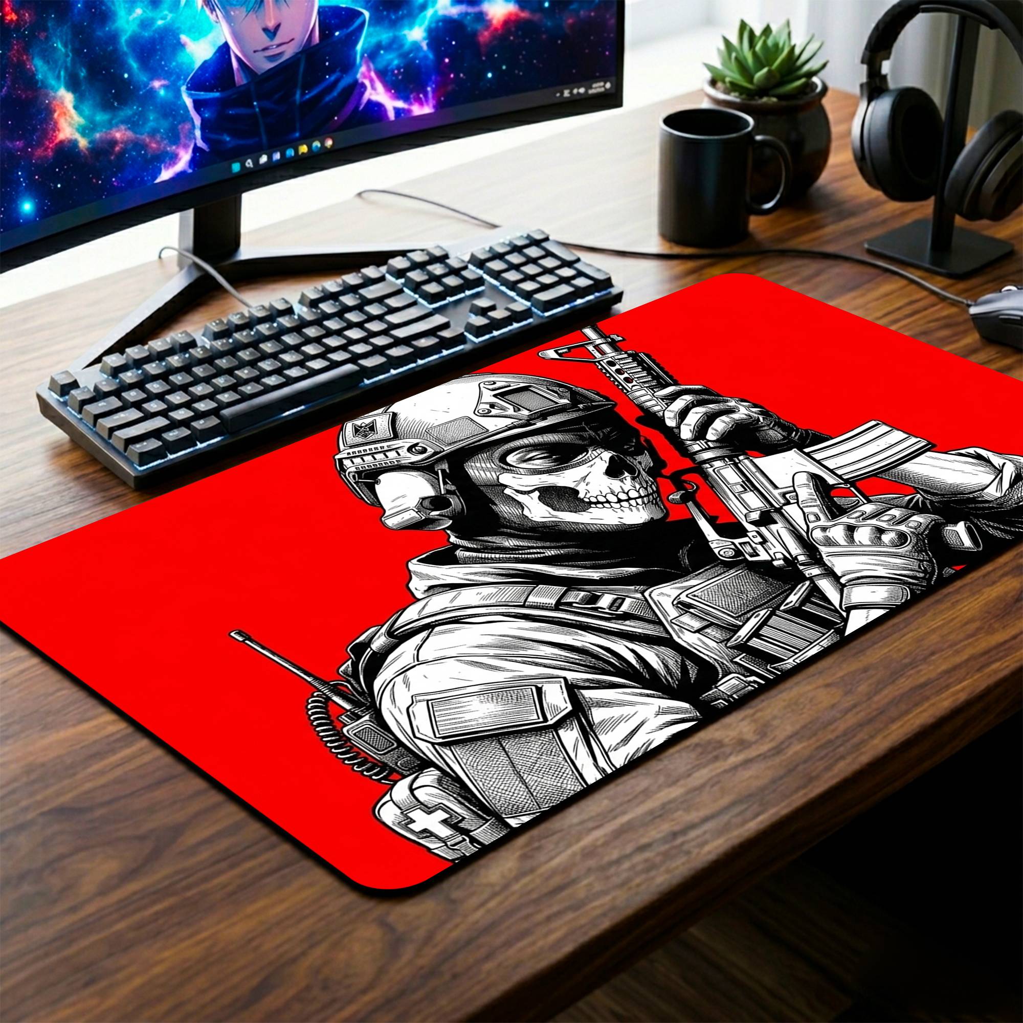 Ghost Riley Desk Mat - 14 x 23 Inch image