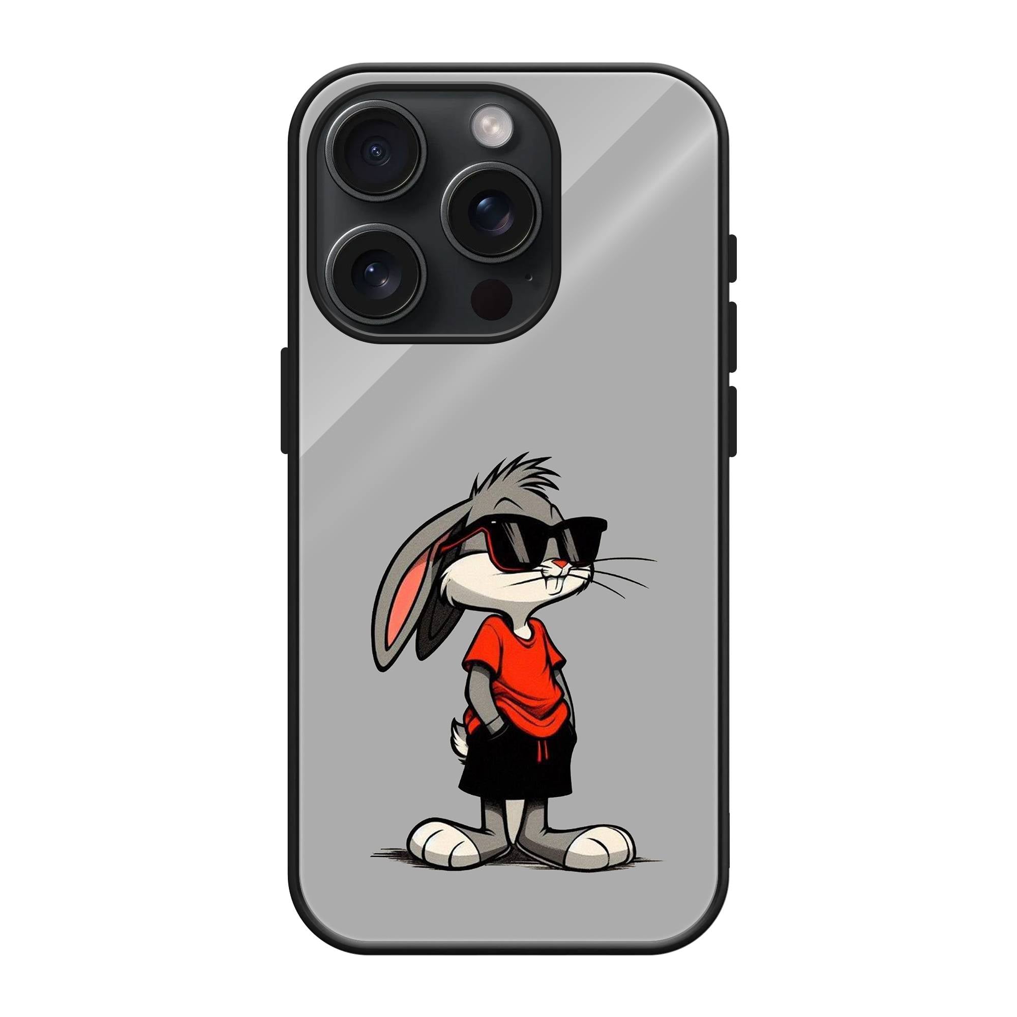 Cool Bunny Glass Case image 0 Main image