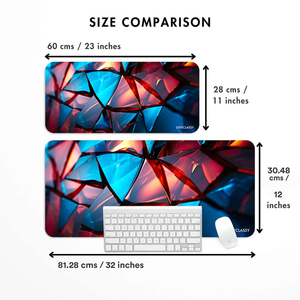 Geometric Glass Desk Mat image 3