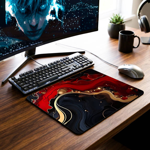 Luxurious Marble Desk Mat - 7.5 x 9 Inch image