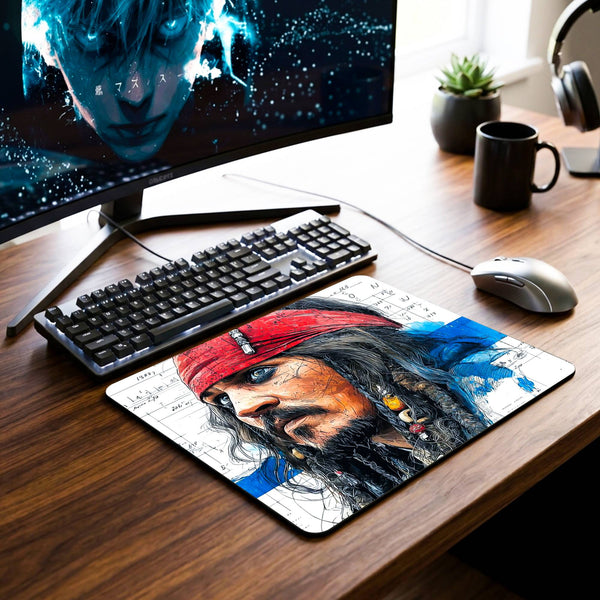 Jack Sparrow Desk Mat - 7.5 x 9 Inch image