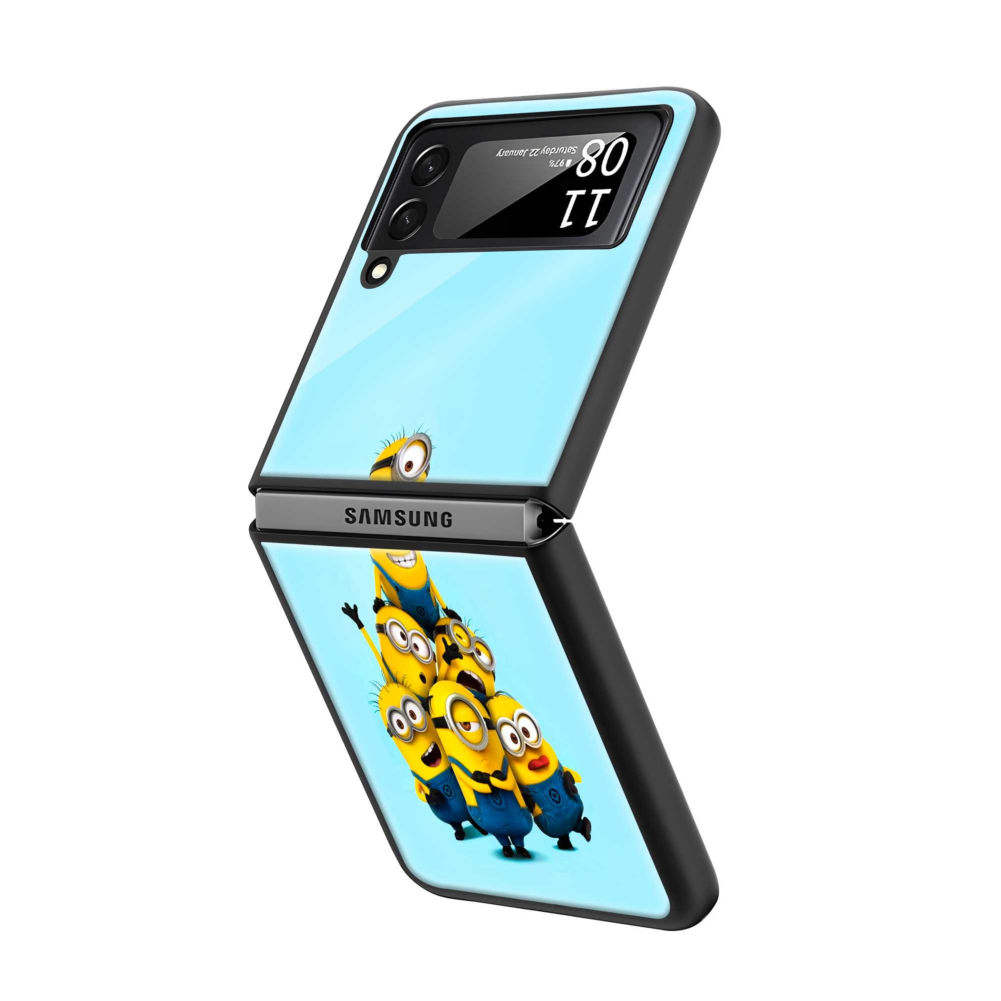 Minions Army Samsung Z Flip Glass Case Secondary image