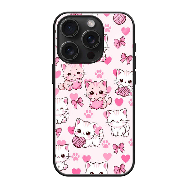 Pink Paws Glass Case image 0