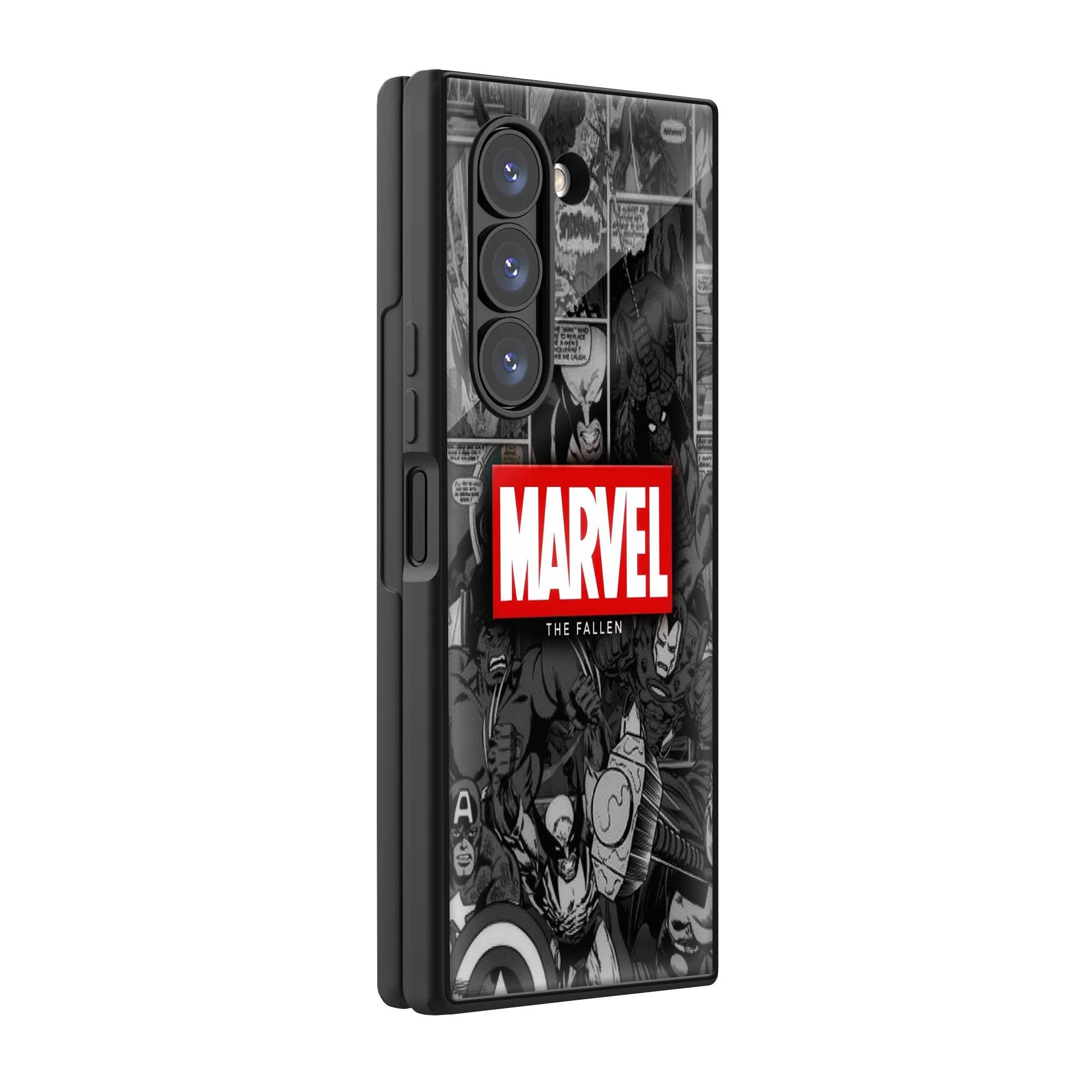 Marvel Comics Samsung Z Fold Glass Case image 0 Main image