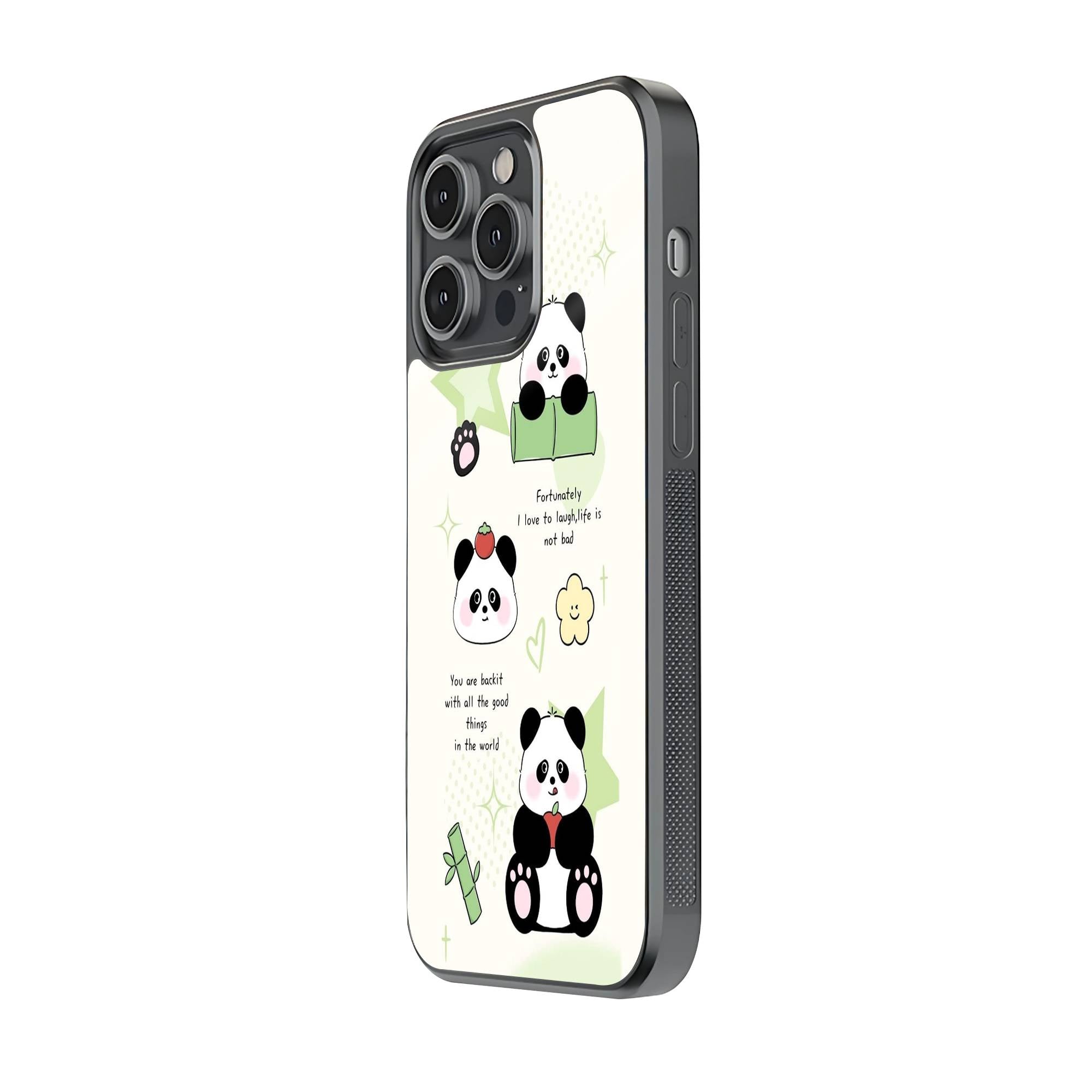 Panda Love Glass Case Secondary image