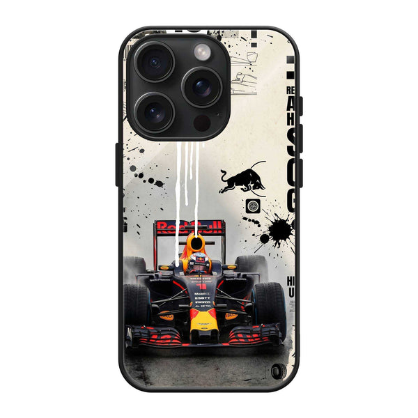 Red Bull Grunge Glass Case image 0
