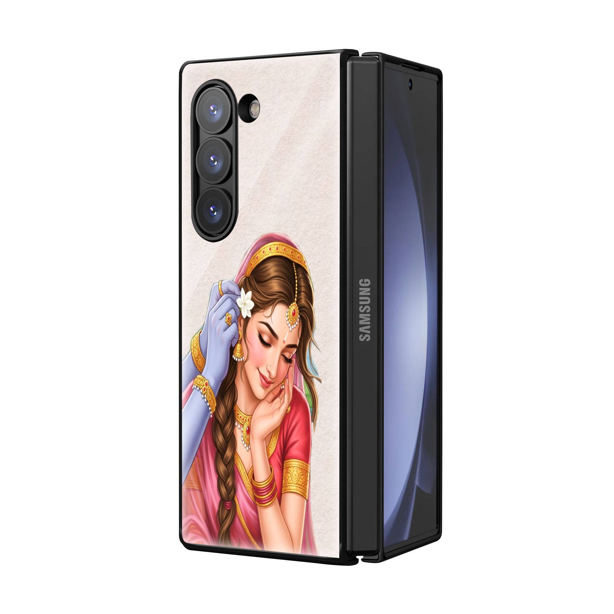 Prem Katha Samsung Z Fold Glass Case image 1