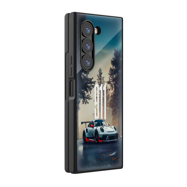 911 Legend Samsung Z Fold Glass Case image 0