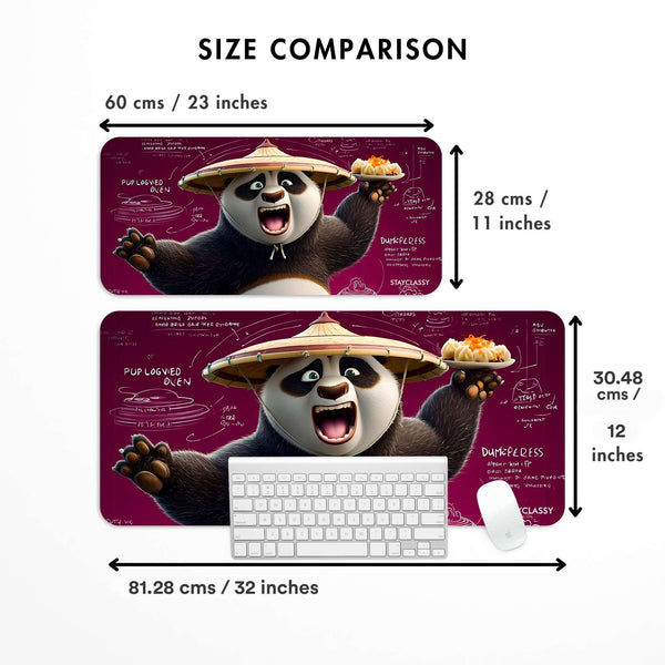 Foodie Panda Desk Mat image 3
