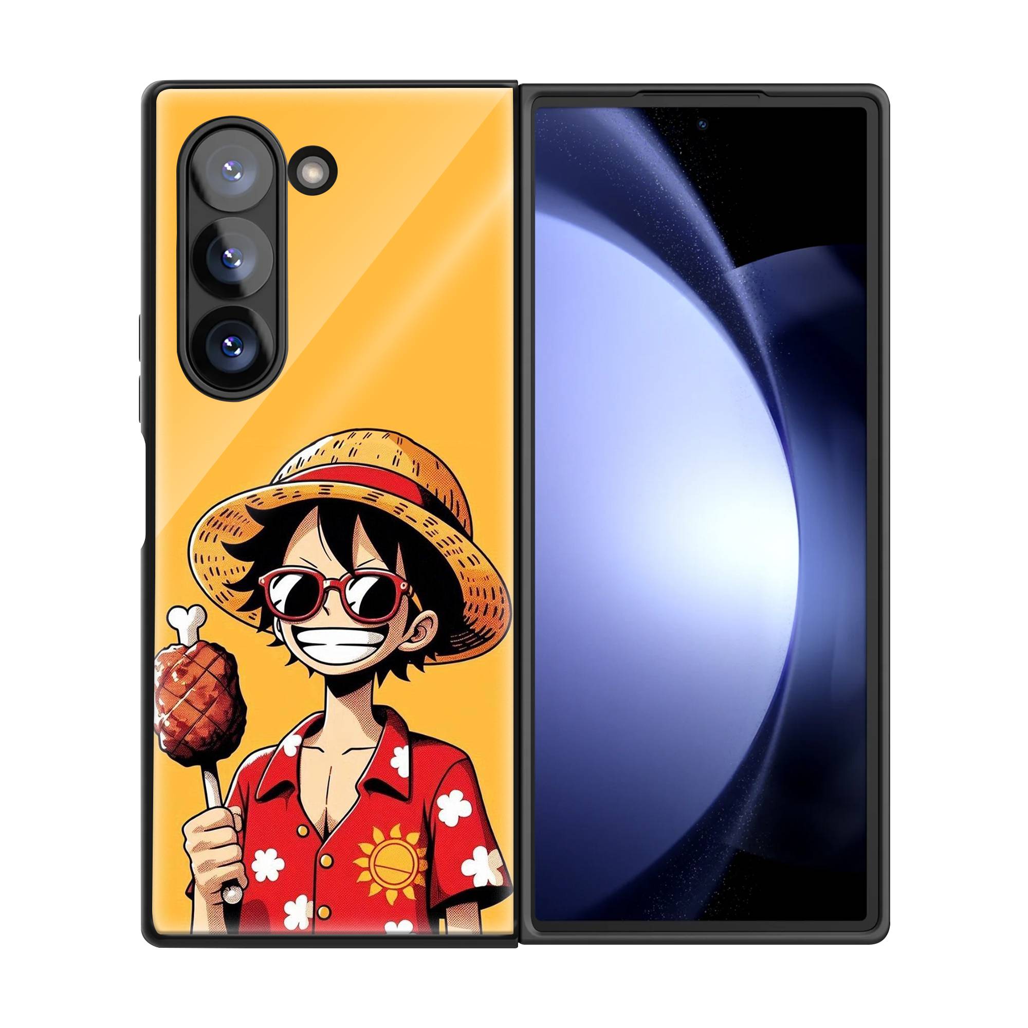 One Piece Samsung Z Fold Glass Case image 2