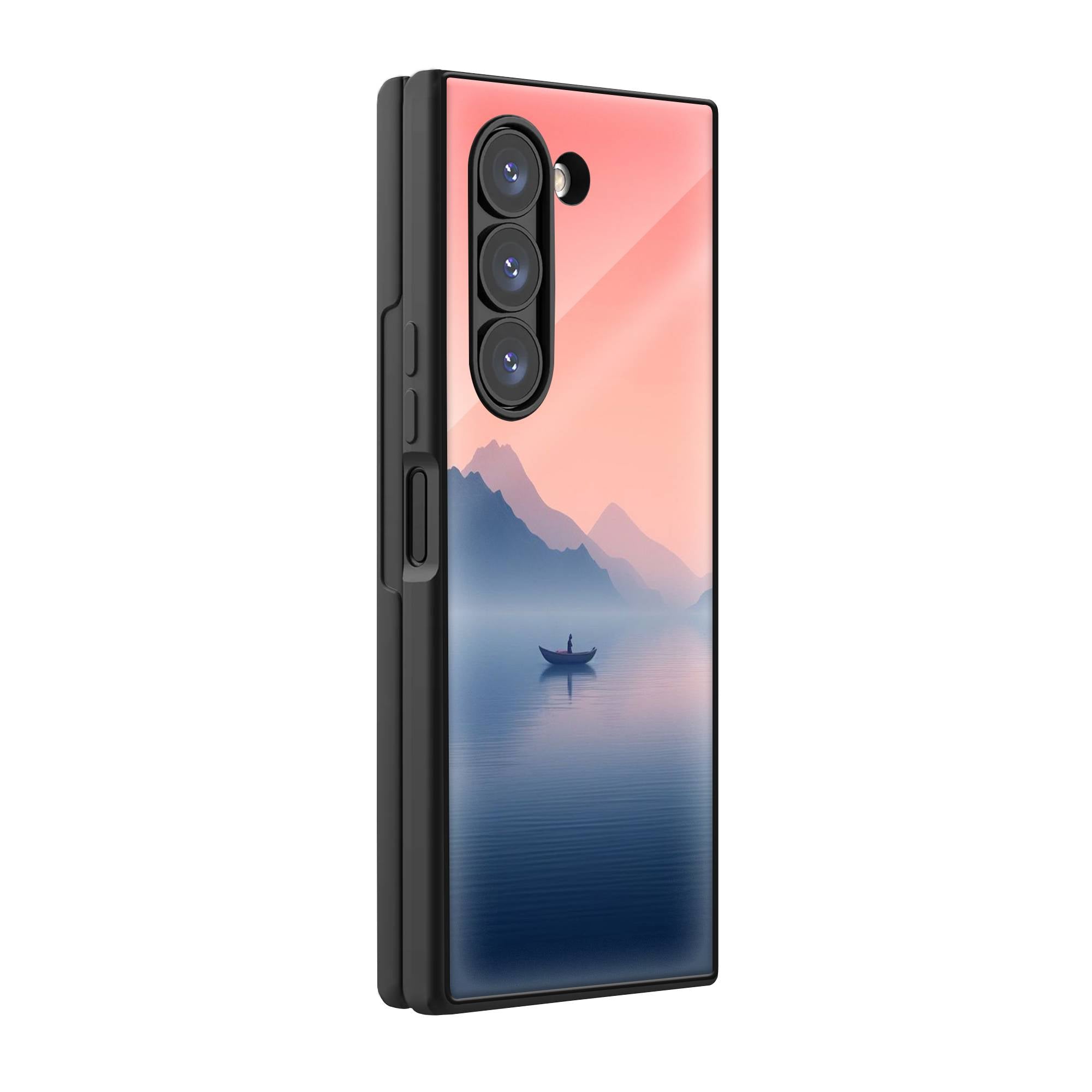 Lake Solitude Samsung Z Fold Glass Case image 0 Main image