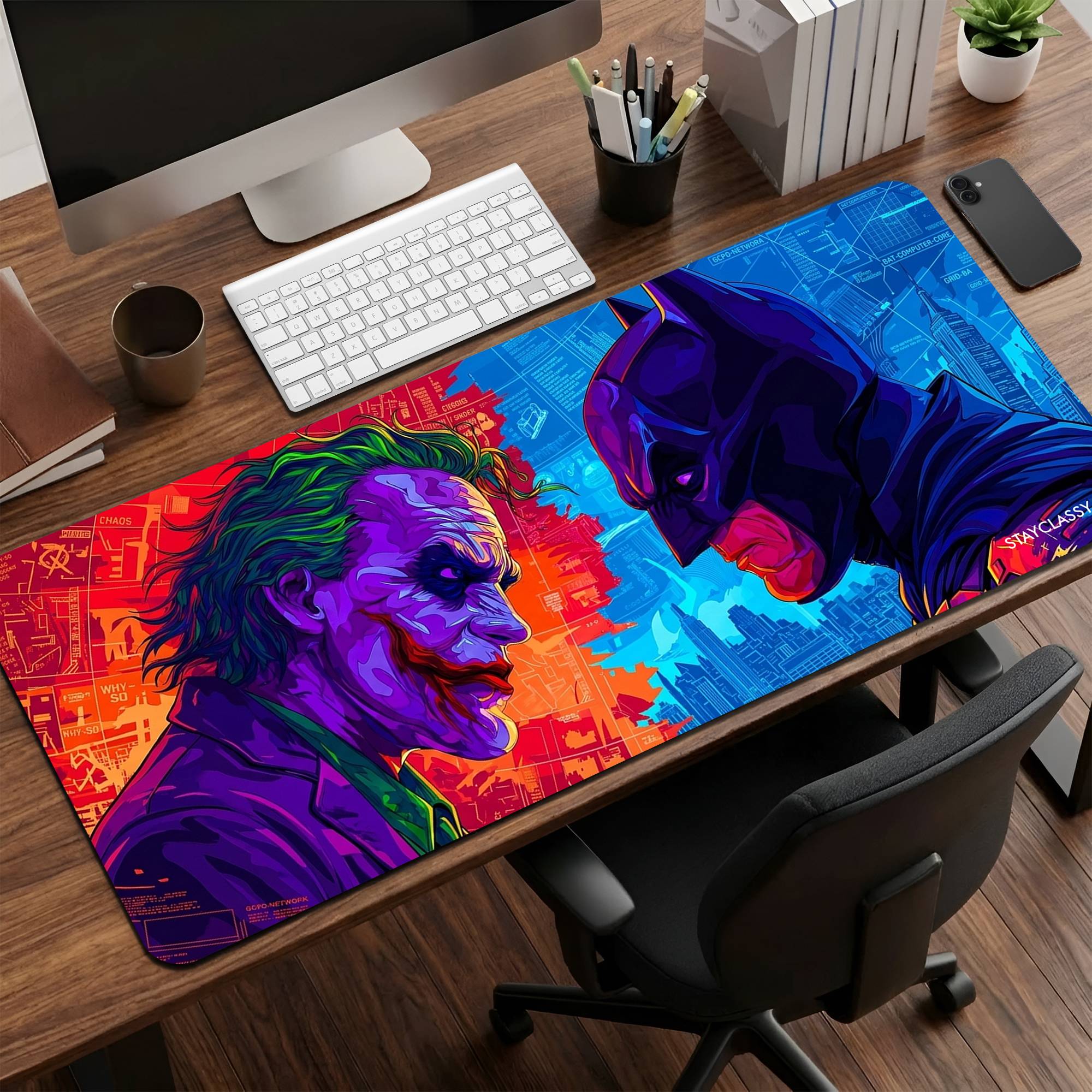 Batman VS Joker Desk Mat image 0