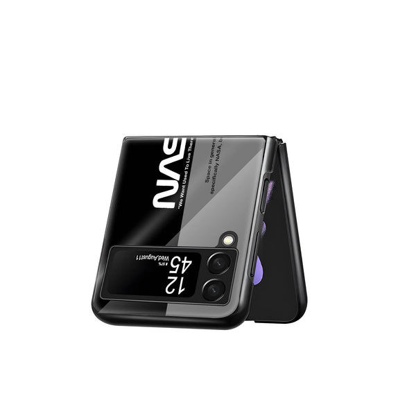 Nasa Samsung Z Flip Glass Case image 2