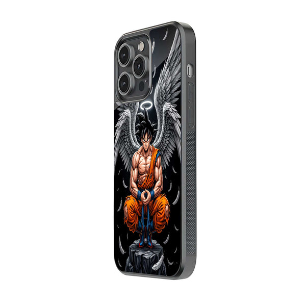 Angel Goku Glass Case image 1