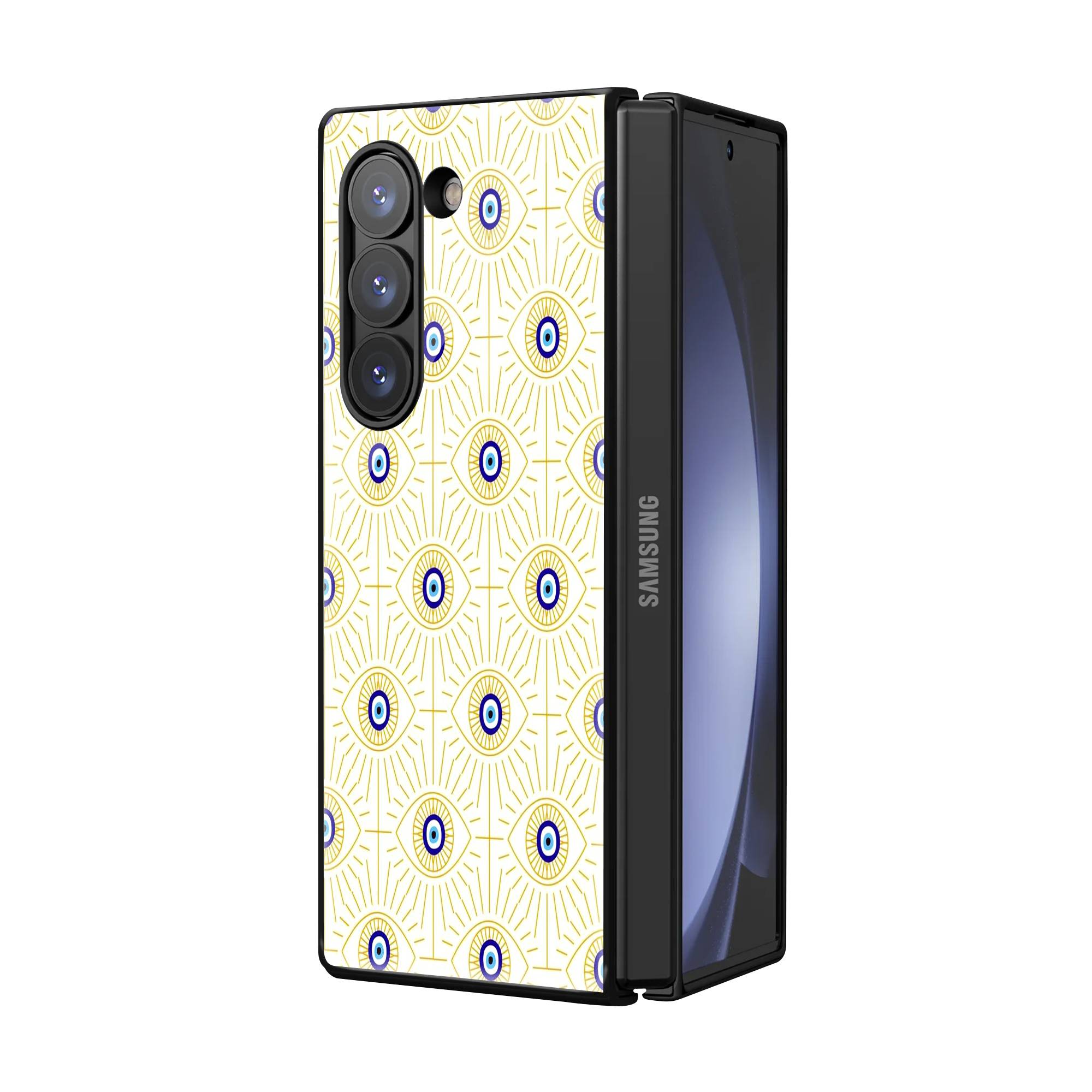 Evil Eye Samsung Z Fold Glass Case Secondary image