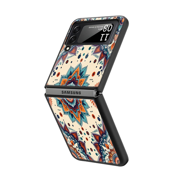 Mandala Harmony Samsung Z Flip Glass Case image 1