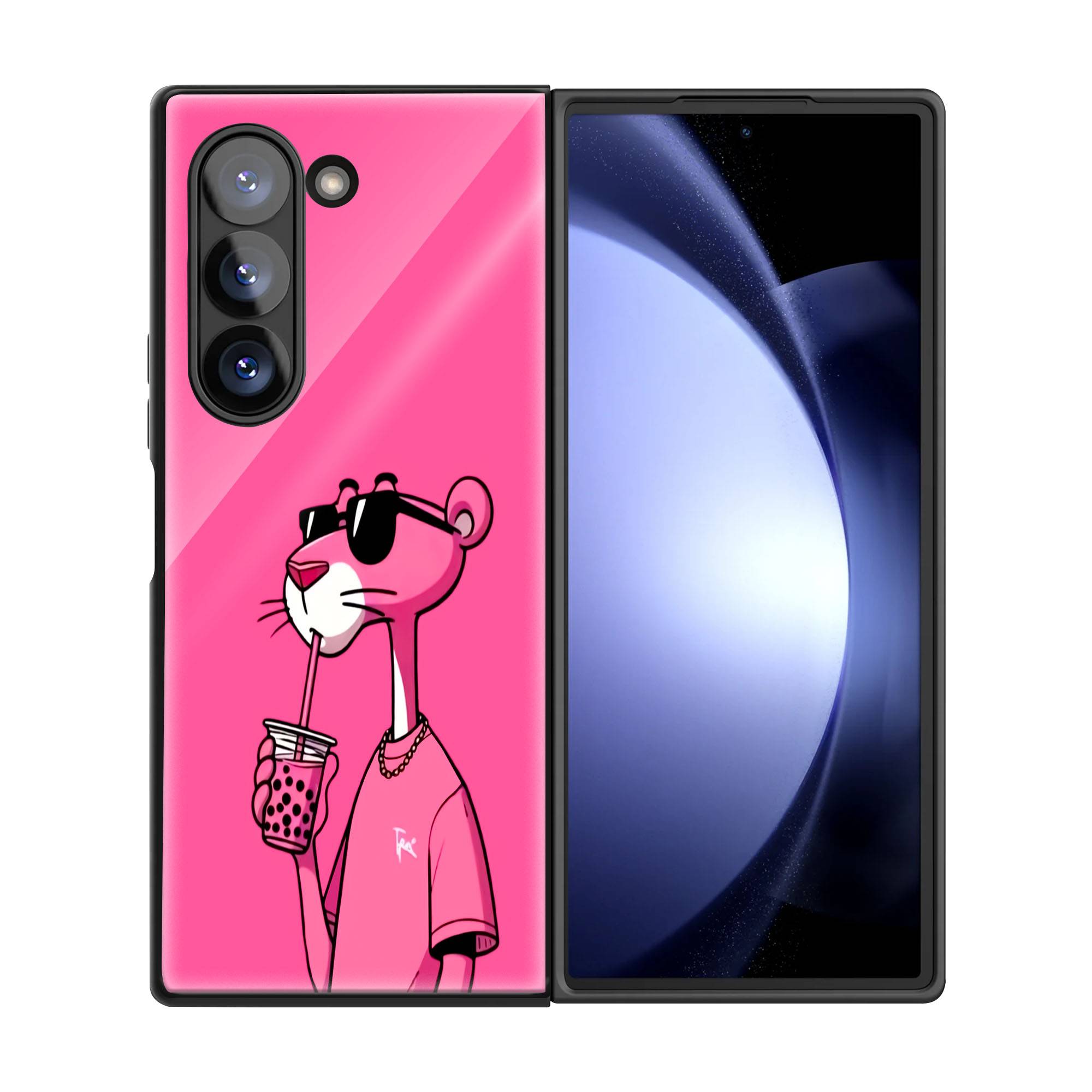 Thirsty Panther Samsung Z Fold Glass Case image 2