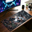White Hair Demon Desk Mat - 11 x 23 Inch image
