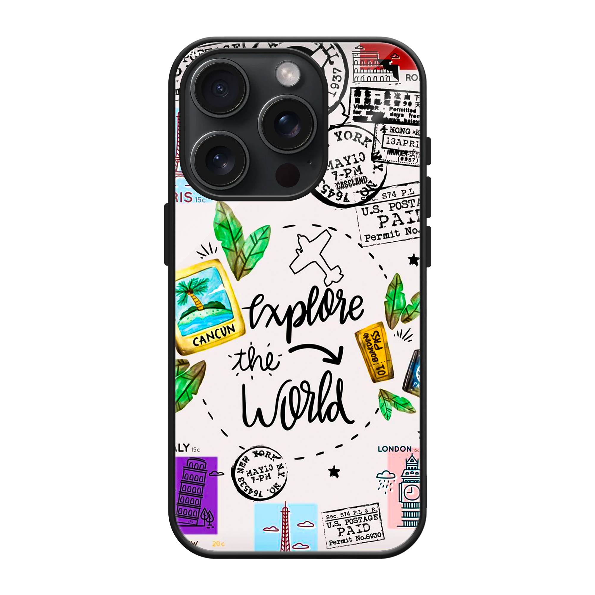 Explore The World Glass Case image 0 Main image