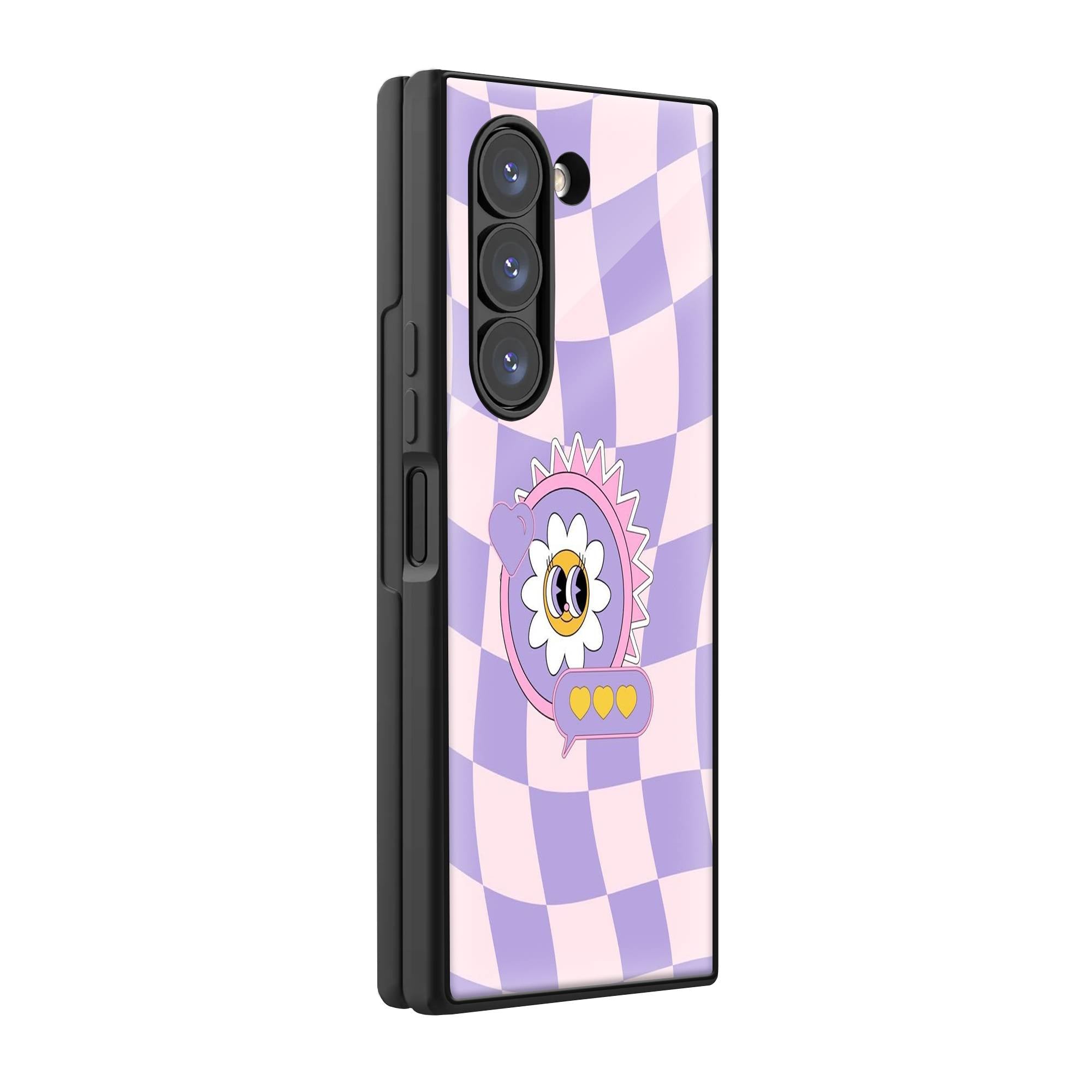Groovy Feels Samsung Z Fold Glass Case image 0 Main image