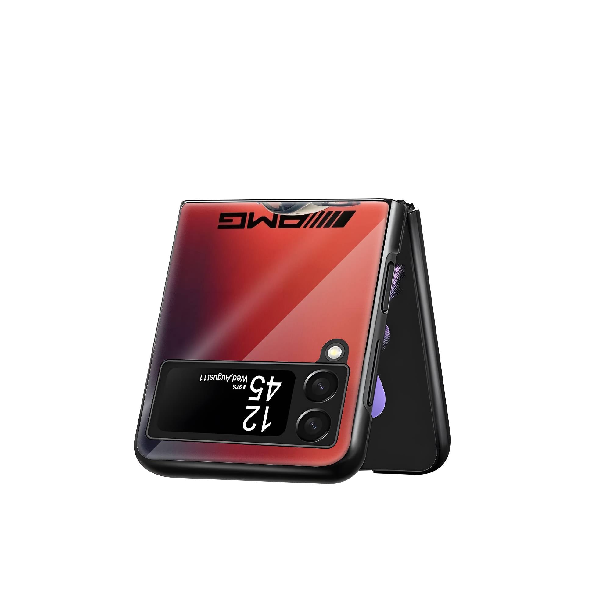 Mercedes Samsung Z Flip Glass Case image 2