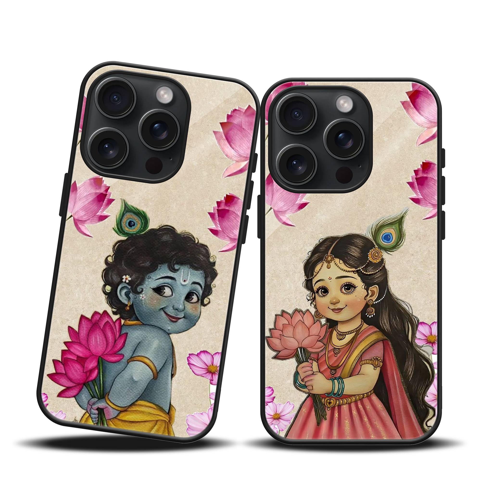 Little Radha-Krishna Couple Mobile Case image 0