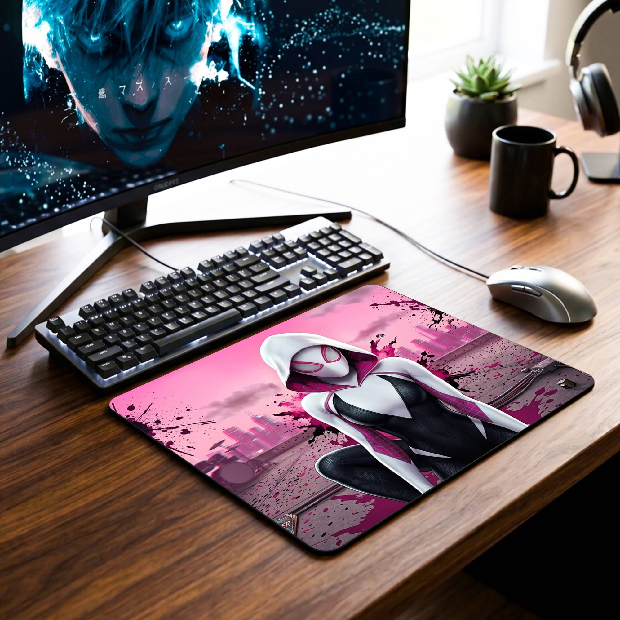 Ghost-Spider Desk Mat - 7.5 x 9 Inch image