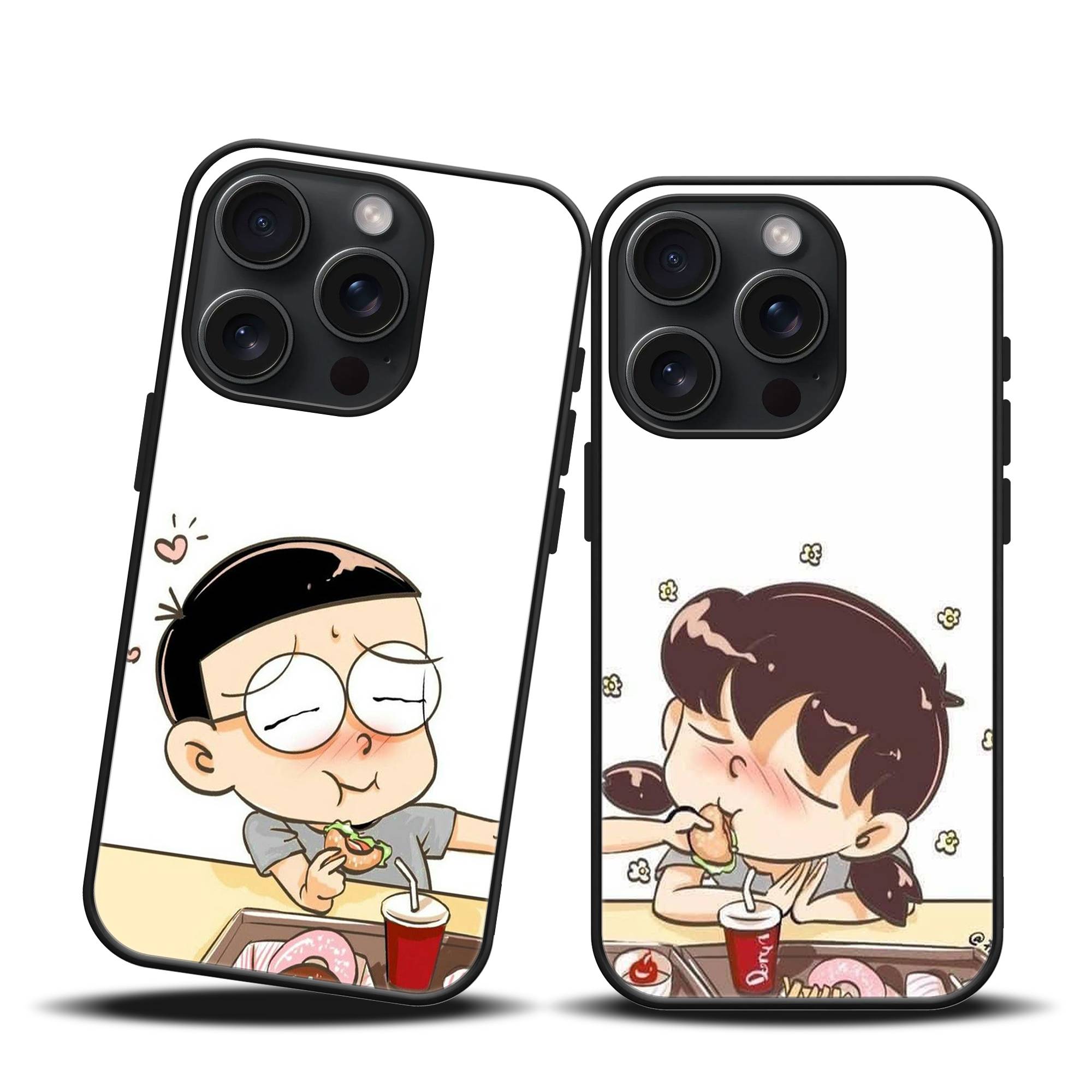 Cute Foodie Couple Mobile Case image 0 Main image