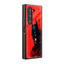 Red Gritty Digital Samsung Z Fold Glass Case image 0