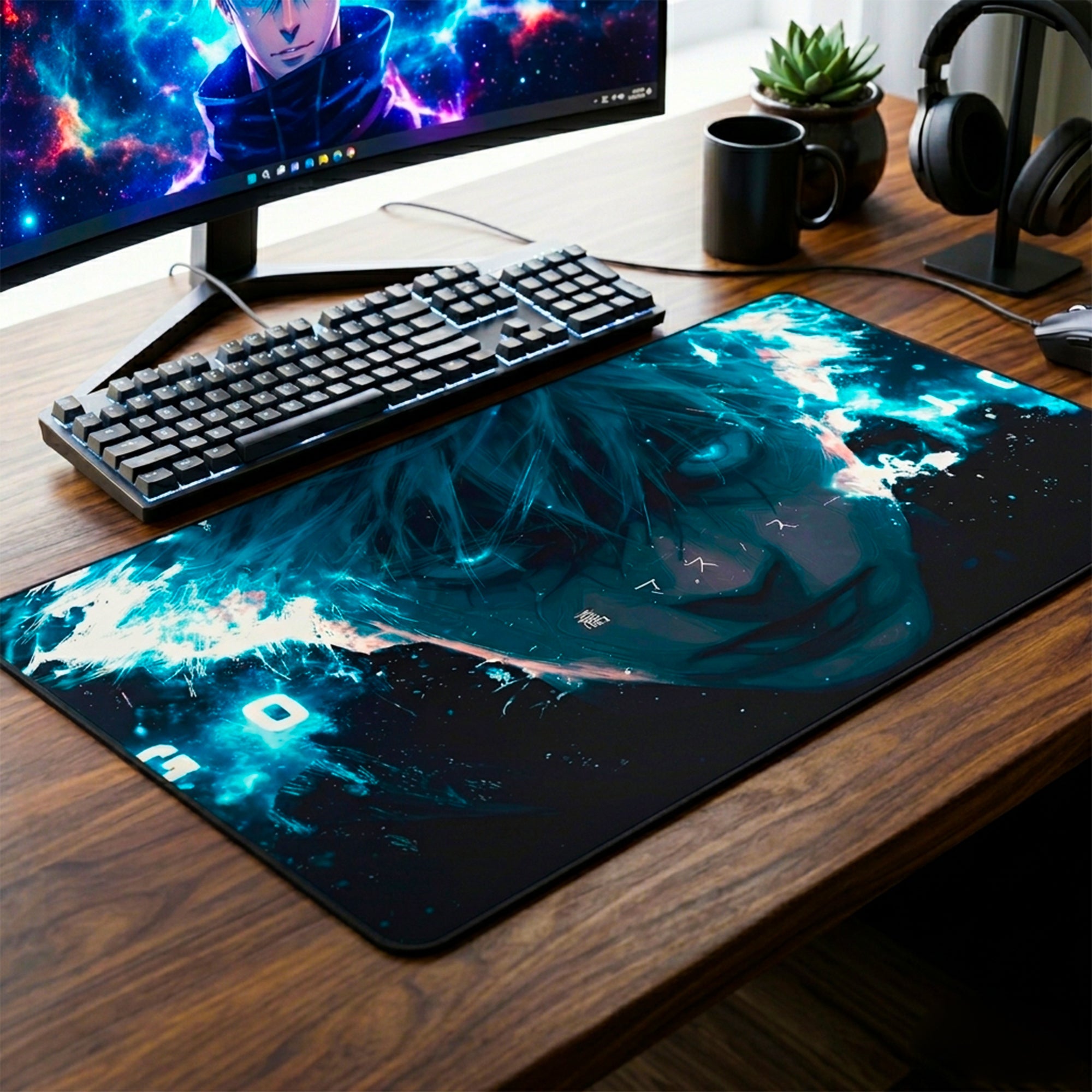 Anime Series Desk Mat - 14 x 23 Inch image
