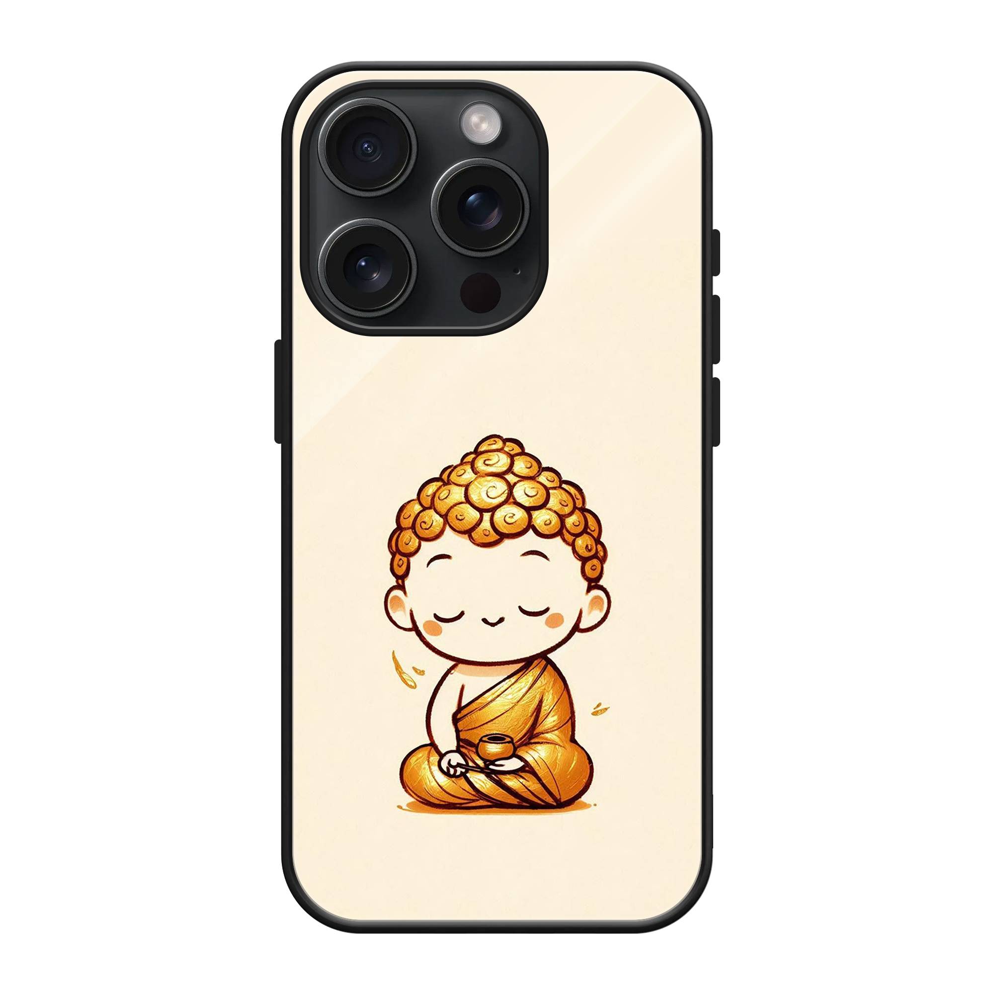 Chibi Buddha Glass Case image 0 Main image