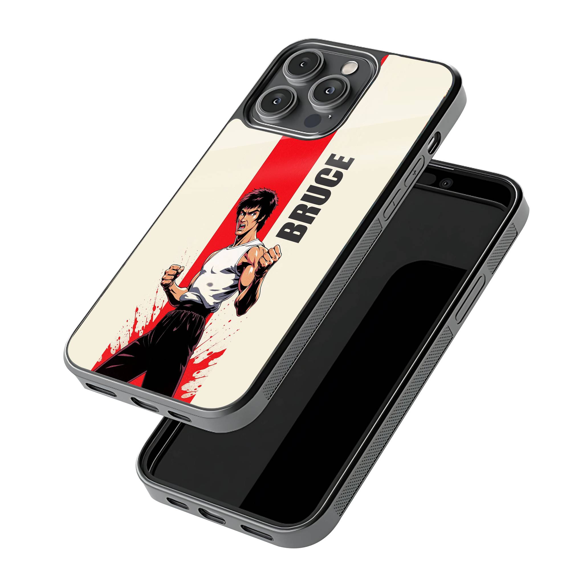 Bruce Lee Glass Name Case image 2
