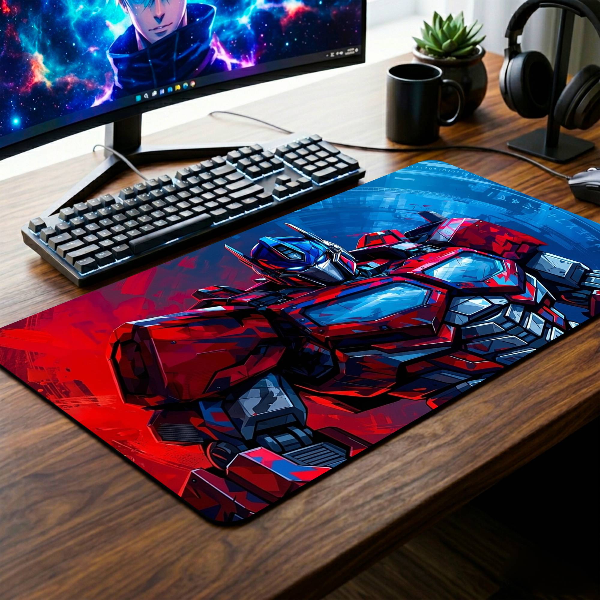 Optimus Prime Desk Mat - 14 x 23 Inch image