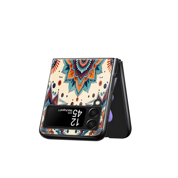 Mandala Harmony Samsung Z Flip Glass Case image 2