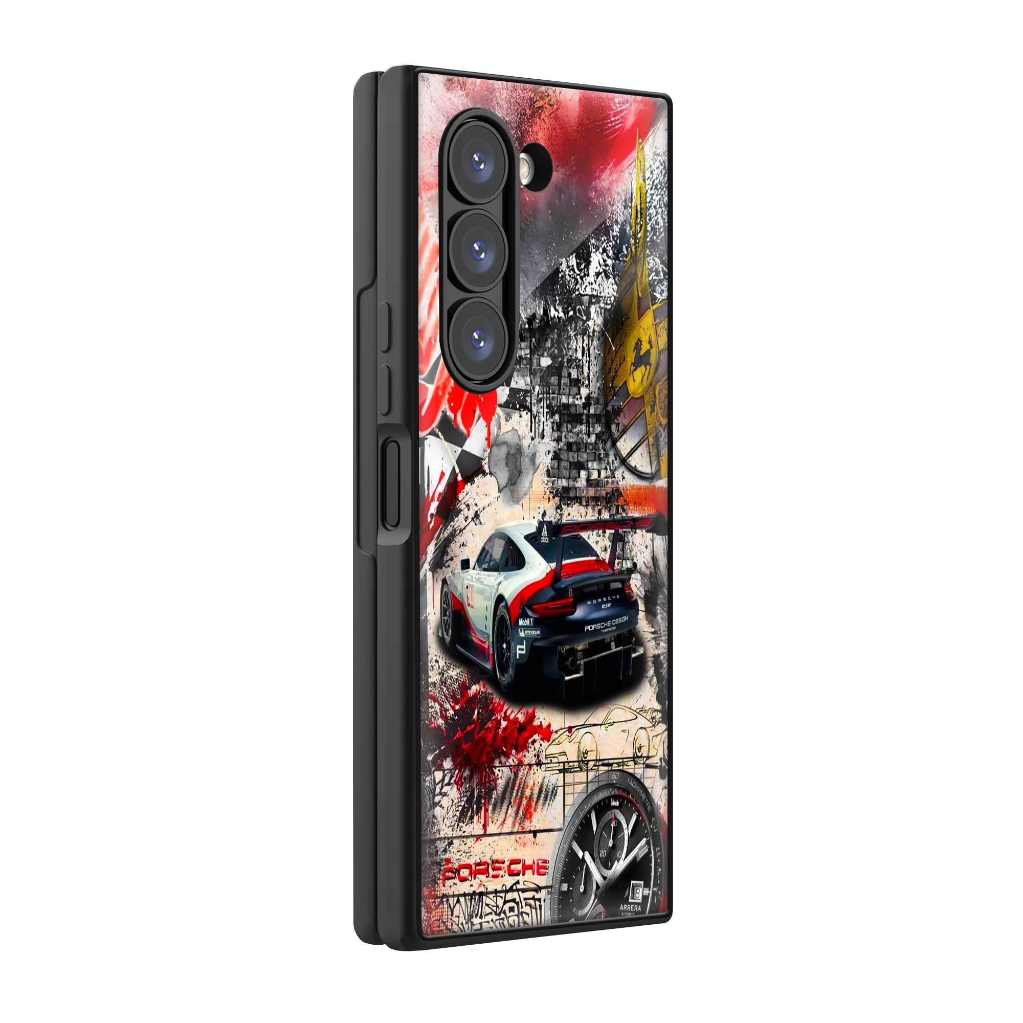 Porsche Samsung Z Fold Glass Case image 0