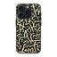 Gold Abstract Pattern Glass Case image 0