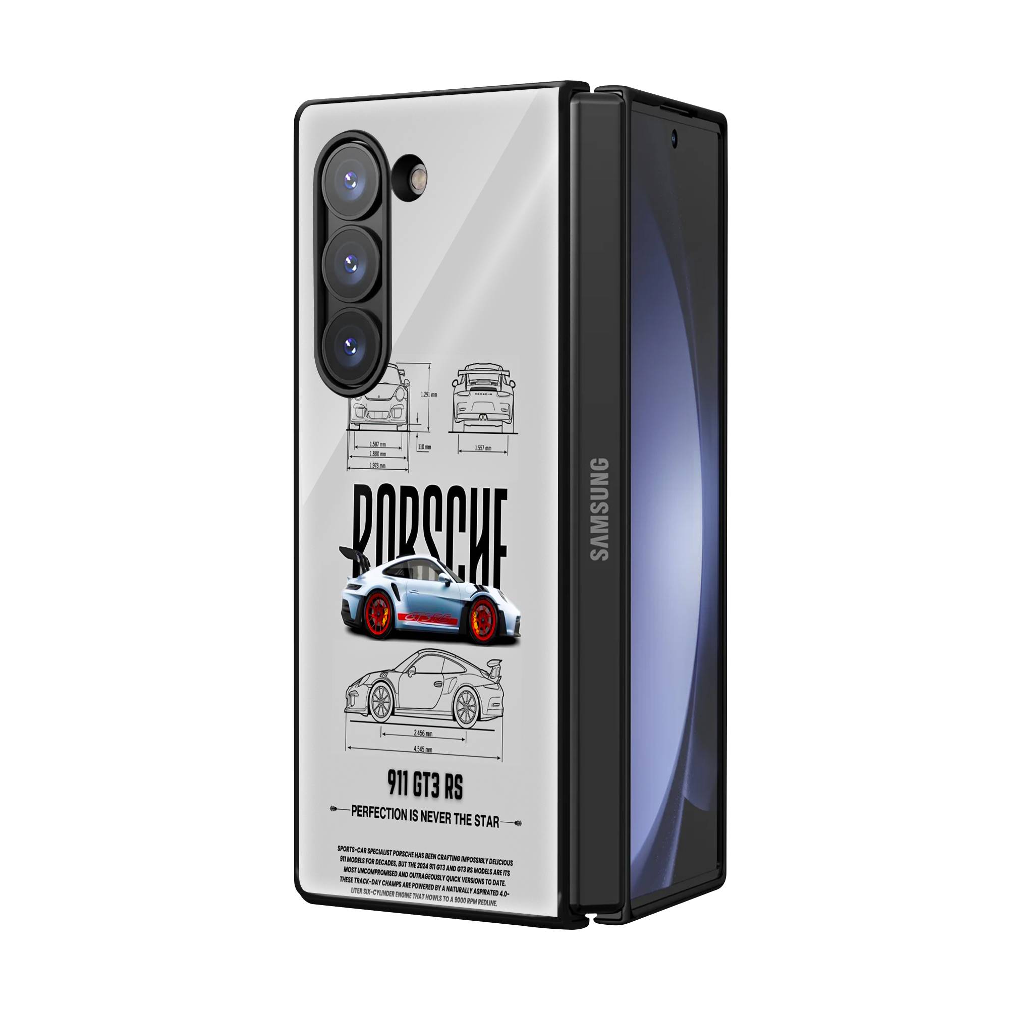 GT3 Samsung Z Fold Glass Case image 1